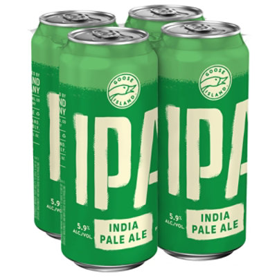 Goose Island IPA Craft Beer India Pale Ale Cans - 4-16 Fl. Oz.