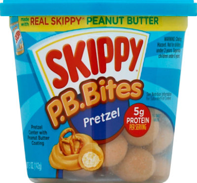 SKIPPY PB Bites Pretzel Center with Peanut Butter Coating - 5 Oz - Image 2