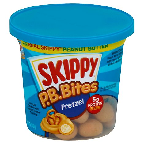 SKIPPY PB Bites Pretzel Center with Peanut Butter Coating - 5 Oz