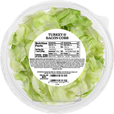 Ready Pac Bistro Bowl Turkey & Bacon Cobb Salad - 7.25 Oz - Image 7