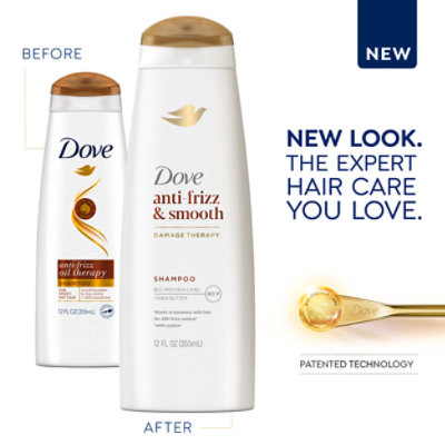 Dove Nutritive Solutions Shampoo Anti Frizz Oil Therapy - 12 Oz - Image 4