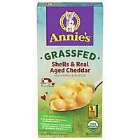 Annies Homegrown Macaroni & Cheese Organic Grass Fed Shells & Real Aged Cheddar Box - 6 Oz - Image 3