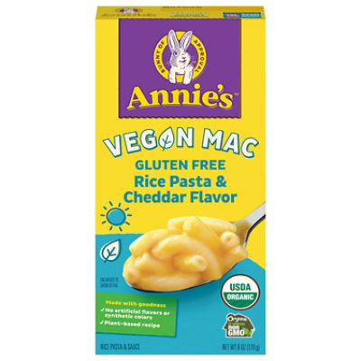 Annies Homegrown Organic Pasta Vegan Elbow & Creamy Sauce Gluten Free Box - 6 Oz - Image 1
