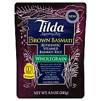 Tilda Rice Brown Basmati Wholegrain Pouch - 8.5 Oz - Image 1
