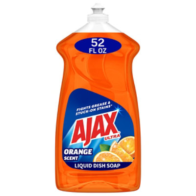 Ajax Ultra Triple Action Liquid Dish Soap Orange - 52 Fl. Oz. - Image 1