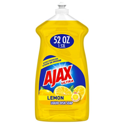 Ajax Ultra Super Degreaser Liquid Dish Soap Lemon - 52 Fl. Oz. - Image 1