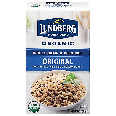 Lundberg Organic Rice & Seasoning Mix Rice & Wild Rice Original Box - 6 Oz