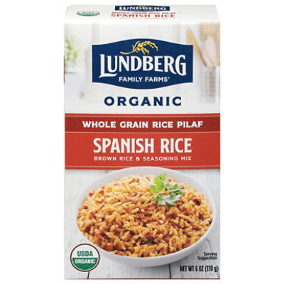 Lundberg Organic Rice & Seasoning Mix Spanish Rice Box - 6 Oz