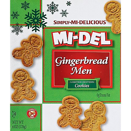 MI-DEL Cookies Gingerbread Men - 6 Oz - Image 2