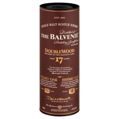The Balvenie 17 Year Doublewood Single Malt - 750 Ml