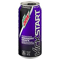 Mountain Dew Kickstart Energy Drink Midnight Grape - 16 Fl. Oz. - Image 2