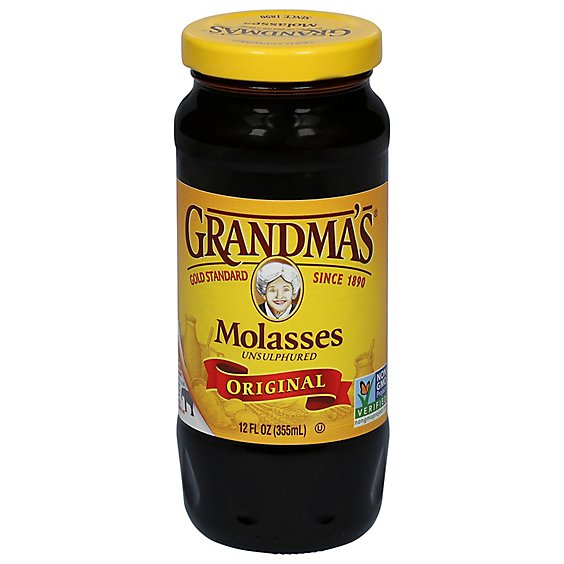 Grandmas Original Unsulphered Molasses - 12 Fl. Oz.