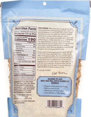 Bob's Red Mill Apple Blueberry Granola - 12 Oz - Image 5