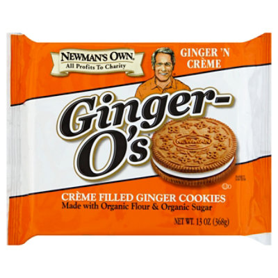 Newmans Own Organics The Second Generation Cookies Ginger-Os Ginger N Creme - 13 Oz - Image 1