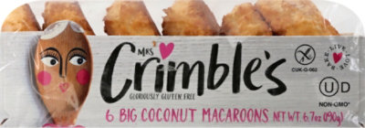 Mrs. Crimbles Macaroons Coconut Large 6 Count - 6.7 Oz - Image 6