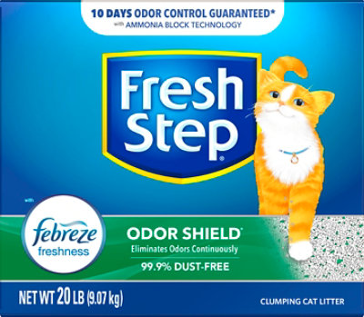 Fresh Step Odor Shield Scented Clumping Cat Litter With The Power Of Febreze - 20 Lbs - Image 2