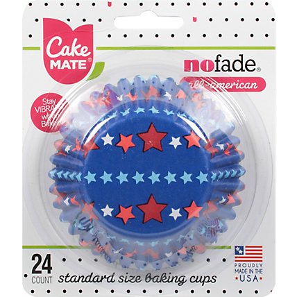 Cake Mate All American No Fade Baking Cups - 24 Count - Image 2