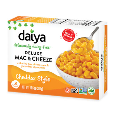 Daiya Cheezy Mac Deluxe Cheddar Style Box - 10.6 Oz