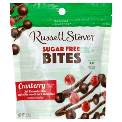 Russell Stover Chocolate Bites Dark Chocolate Cranberry - 5 Oz
