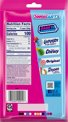 SweeTARTS Candy Ropes Soft & Chewy Cherry Punch - 5 Oz - Image 6