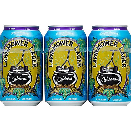 Caldera Lawnmower Lager In Cans - 6-12 Fl. Oz. - Image 2