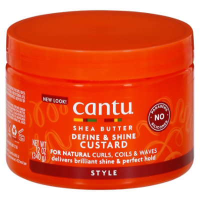 Cantu Shea Butter Custard Define & Shine for Natural Hair - 12 Oz - Image 3