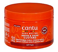 Cantu Shea Butter Custard Define & Shine for Natural Hair - 12 Oz