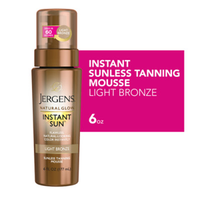 Jergens Instant Sun Light Bronze - 6 Oz.