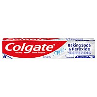 Colgate Baking Soda and Peroxide Whitening Toothpaste Brisk Mint - 6 Oz - Image 1