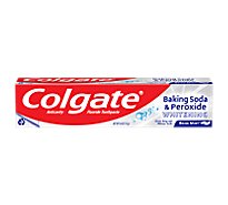 Colgate Baking Soda and Peroxide Whitening Toothpaste Brisk Mint - 4 Oz