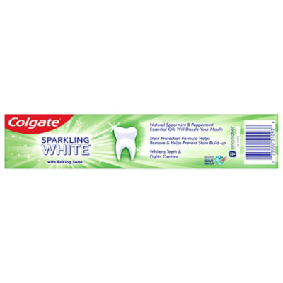 Colgate Sparkling White Whitening Toothpaste Mint Zing - 6 Oz - Image 3