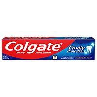 Colgate Cavity Protection Toothpaste with Fluoride Great Regular Flavor - 4 Oz - Image 1