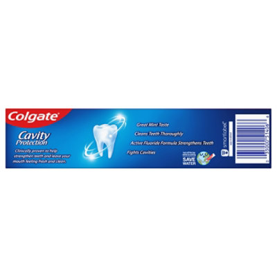 Colgate Cavity Protection Toothpaste with Fluoride Great Regular Flavor - 4 Oz - Image 2