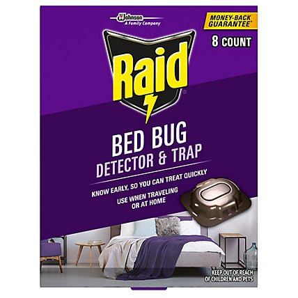 Raid Bed Bug Detector & Trap - 8 Count - Image 1