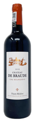 Chateau De Braude Haut Medoc Cru Bourgeo Wine - 750 Ml - Image 1