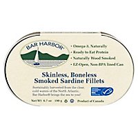 Bar Harbor Sardine Fillets Smoked Skinless Boneless - 6.7 Oz - Image 1