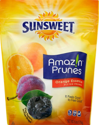 Sunsweet Amazin Prunes Pitted Orange Essence - 6 Oz - Image 2