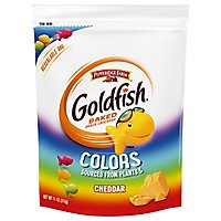 Pepperidge Farm Goldfish Crackers Baked Snack Cheddar Variety Colors On The Go - 11 Oz - Image 1