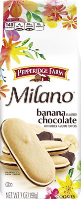 Pepperidge Farm Milano Cookies Banana Flavored Chocolate - 7 Oz