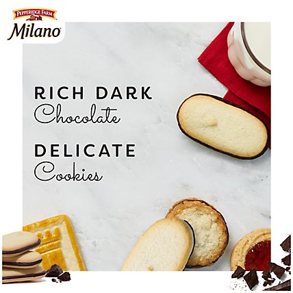 Pepperidge Farm Milano Cookies Dark Chocolate - 10 Count - Image 3