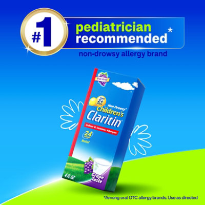 Claritin Allergy Childrens Grape Syrup - 4 Fl. Oz. - Image 3