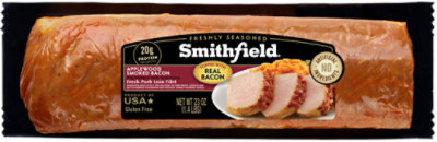 Smithfield Pork Loin Fillet Applewood Smoked Bacon - 27.2 Oz - Image 1