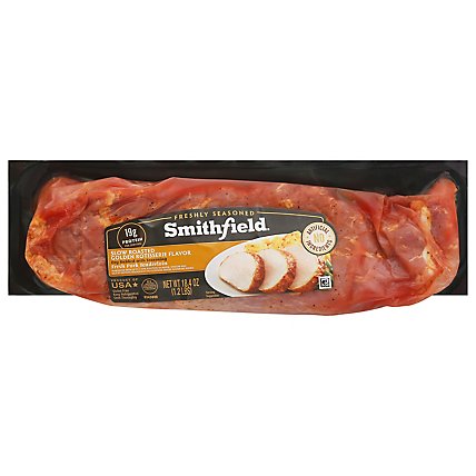 Smithfield Marinated Slow Roasted Golden Rotisserie Flavor Fresh Pork Tenderloin - 18.4 Oz - Image 3