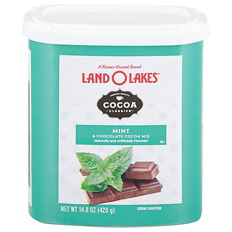 Land O Lakes Cocoa Classics Cocoa Mix Hot Mint & Chocolate - 14.8 Oz