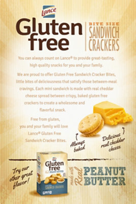 Lance Cracker Sandwiches Cheese Bite Size Gluten Free - 5 Oz - Image 6
