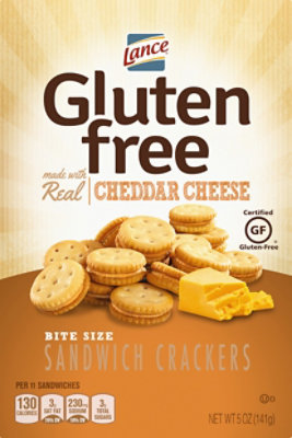 Lance Cracker Sandwiches Cheese Bite Size Gluten Free - 5 Oz - Image 2