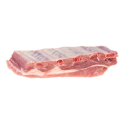 Signature SELECT Pork Loin Backrib Extra Meaty Previously Frozen - 3 LB - Image 1