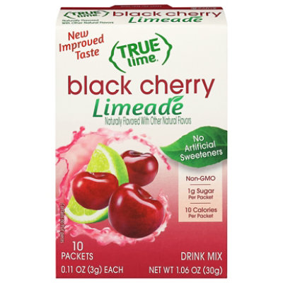 True Lime Drink Mix Black Cherry 10 Count - 1.06 Oz - Image 2