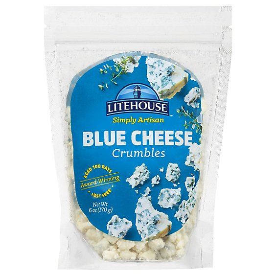 Litehouse Simply Artisan Blue Cheese Crumbles - 6 Oz.