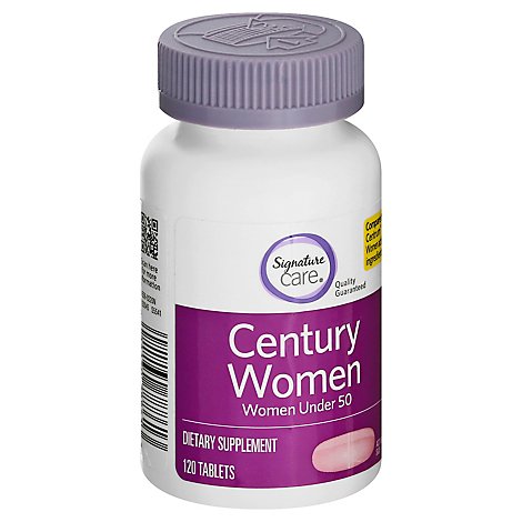 Signature Care CENTURY Women Under 50 Vitamin D 1000IU Dietary Supplement Tablet - 120 Count